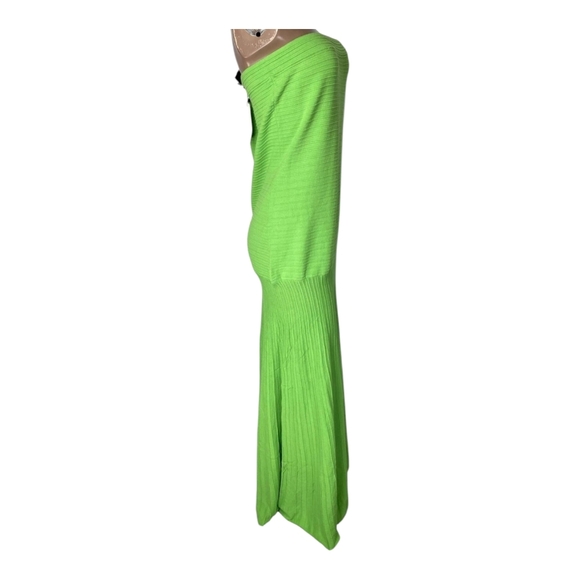 Line & Dot Arlo Tube Dress in Electric Green  New With Tags Sz Large - Picture 7 of 11